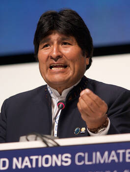 Evo Morales bei COP15