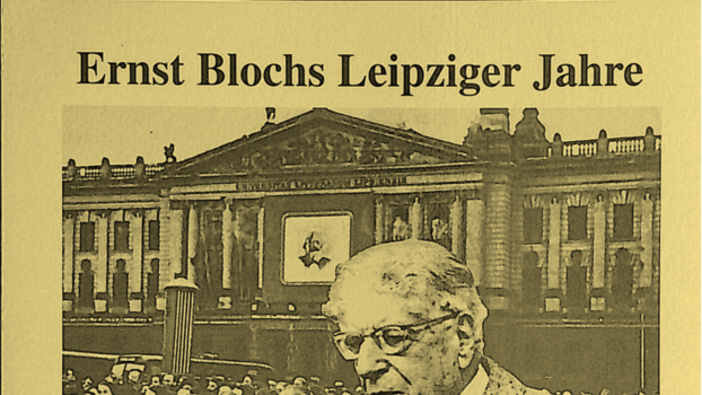 Ernst Blochs Leipziger Jahre.